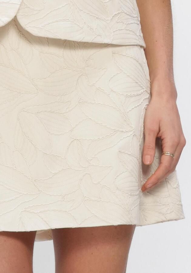OBJECT Dames Rokken Objmathilda Lisa Hw Short Skirt Ecru - Foto 4