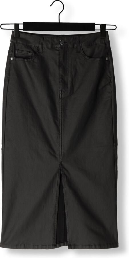 Object Kokerrok in midilengte met knoop- en ritssluiting - Foto 3