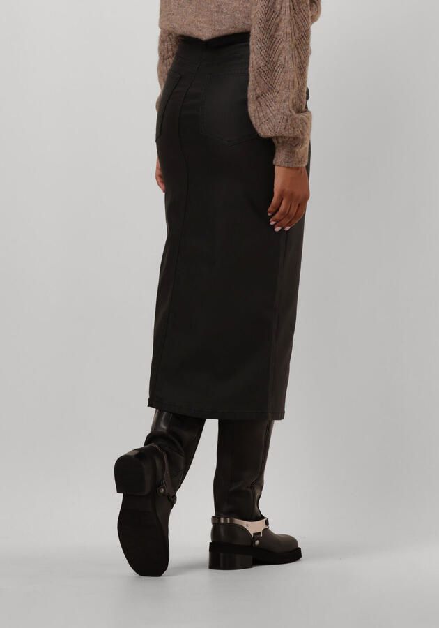 Object Kokerrok in midilengte met knoop- en ritssluiting