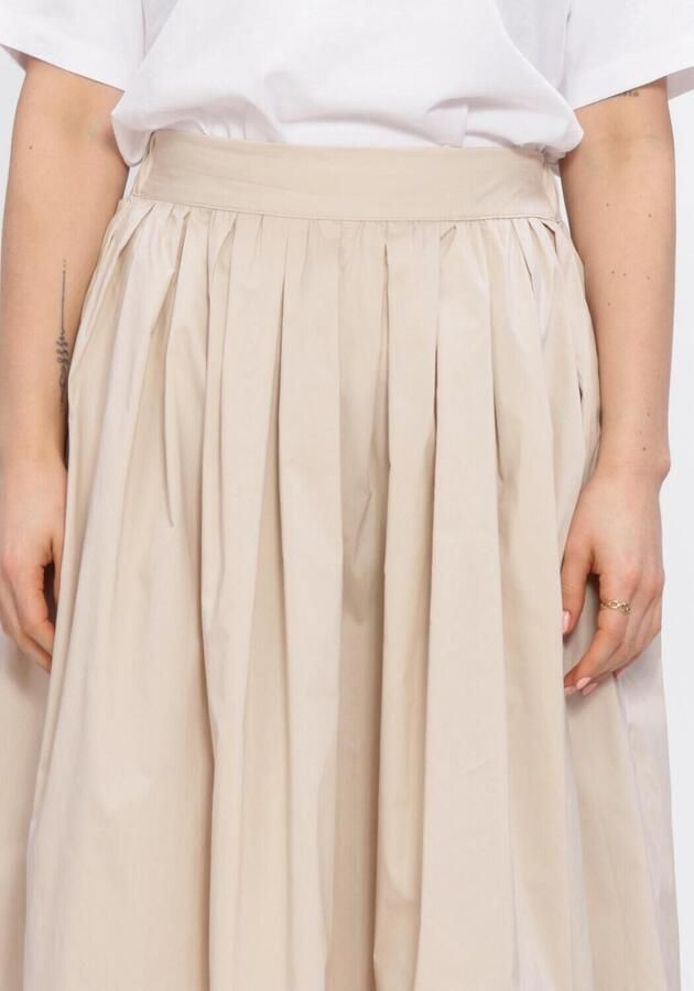 OBJECT Dames Rokken Objpaige Hw Skirt Beige - Foto 3