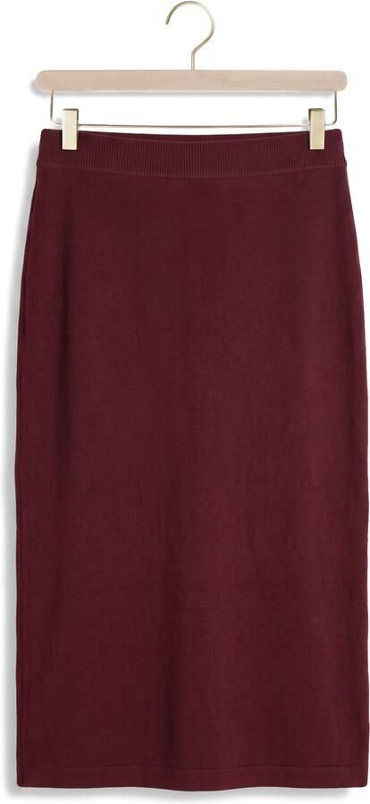 OBJECT Dames Rokken Objreynard Hw Knit Skirt Bordeaux - Foto 4