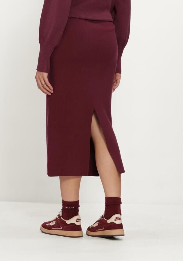 OBJECT Dames Rokken Objreynard Hw Knit Skirt Bordeaux - Foto 2