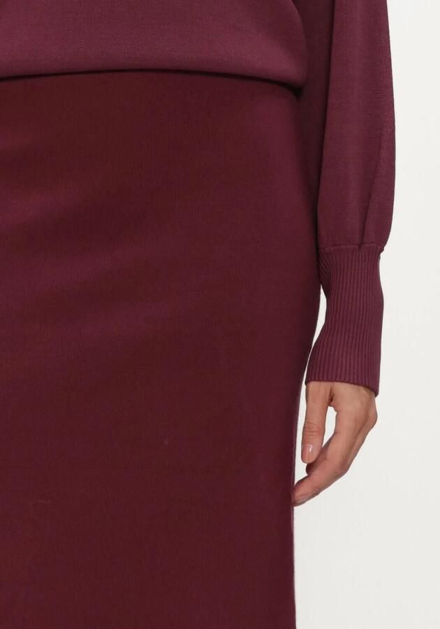 OBJECT Dames Rokken Objreynard Hw Knit Skirt Bordeaux - Foto 3