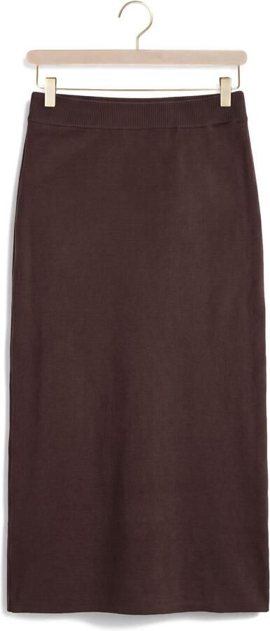 OBJECT Dames Rokken Objreynard Hw Knit Skirt Bruin - Foto 4