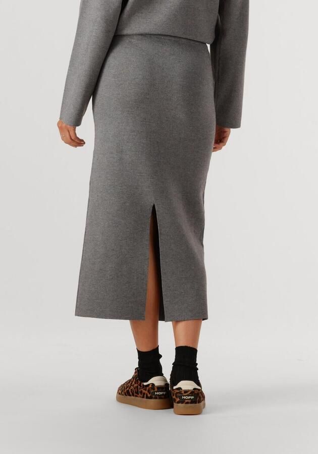 OBJECT Dames Rokken Objreynard Hw Knit Skirt Grijs