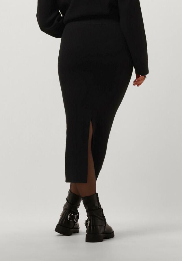 OBJECT Dames Rokken Objreynard Hw Knit Skirt Zwart - Foto 2
