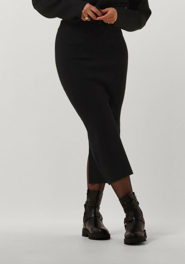 OBJECT Dames Rokken Objreynard Hw Knit Skirt Zwart