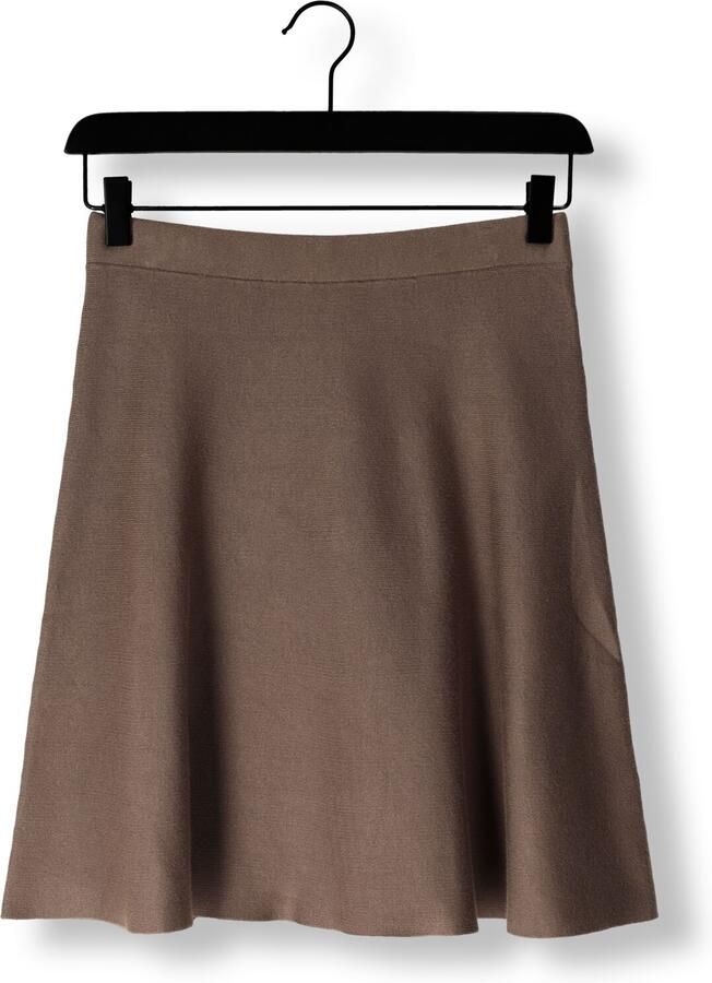 OBJECT Dames Rokken Objreynard Hw Short Knit Skirt Bruin