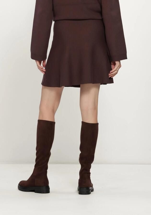 OBJECT Dames Rokken Objreynard Hw Short Knit Skirt Bruin - Foto 2