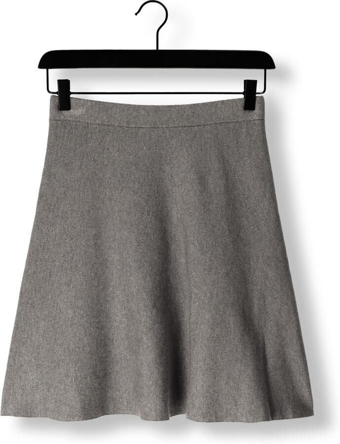 OBJECT Dames Rokken Objreynard Hw Short Knit Skirt Grijs