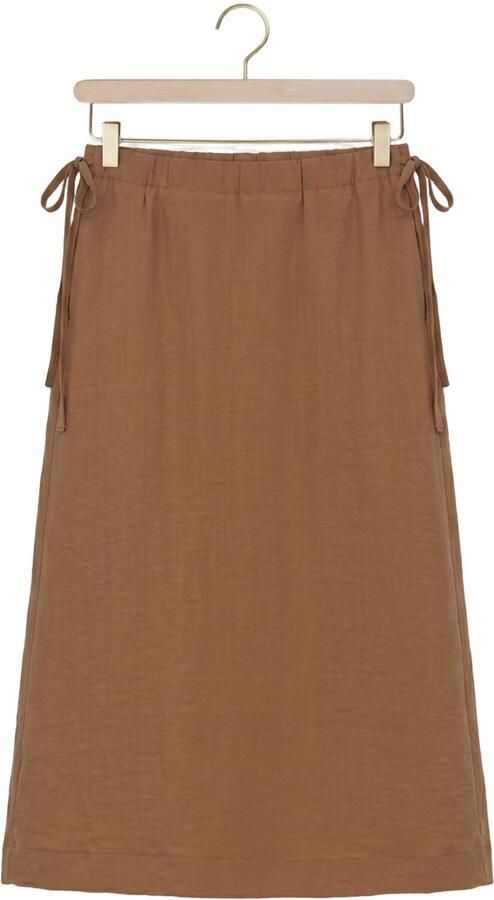 OBJECT Dames Rokken Objrini Midi Skirt 145 Nd Camel - Foto 4