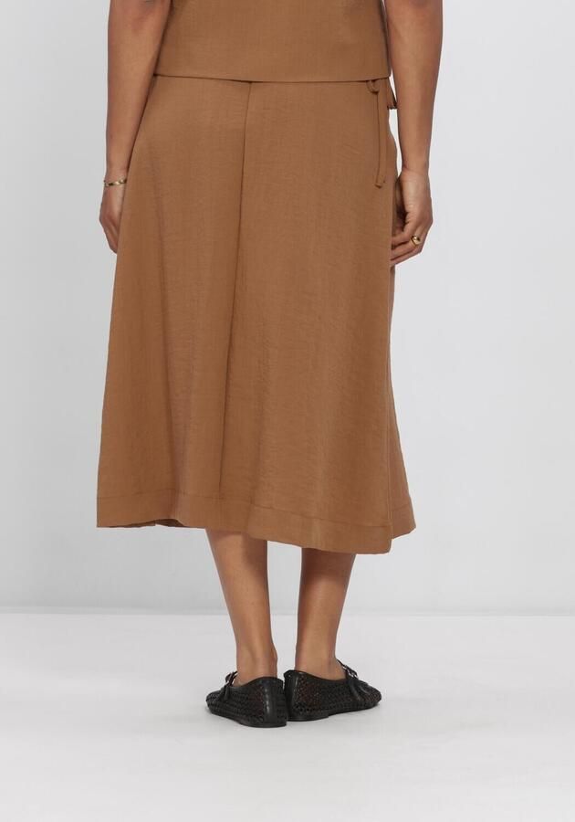OBJECT Dames Rokken Objrini Midi Skirt 145 Nd Camel - Foto 2