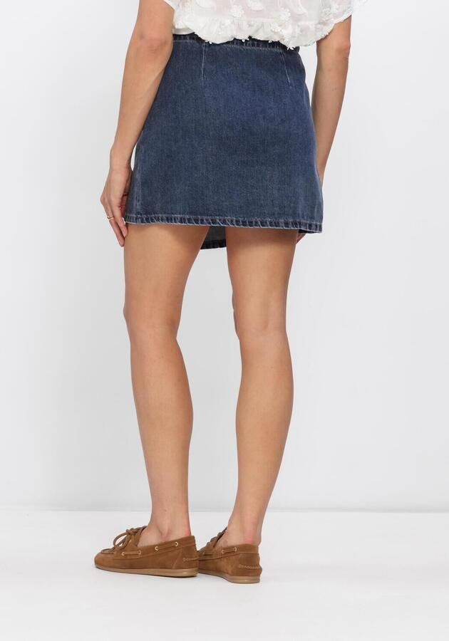 OBJECT Dames Rokken Objrosie Mw Denim Short Wrap Skirt Blauw - Foto 2