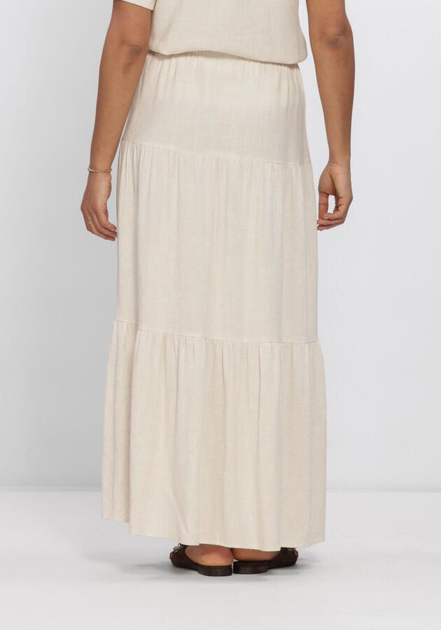 OBJECT Dames Rokken Objsanne Mw Long Layer Skirt Ecru - Foto 2