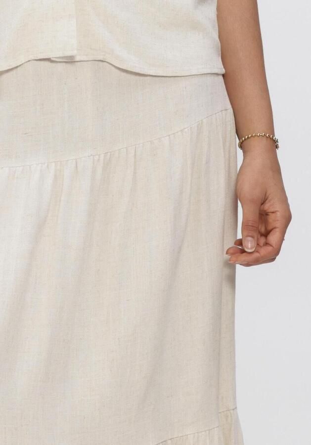 OBJECT Dames Rokken Objsanne Mw Long Layer Skirt Ecru - Foto 3