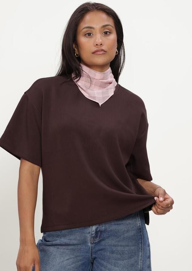 OBJECT Dames Tops & T-shirts Objandrea Re 2 4 T-shirt Noos Bruin - Foto 3
