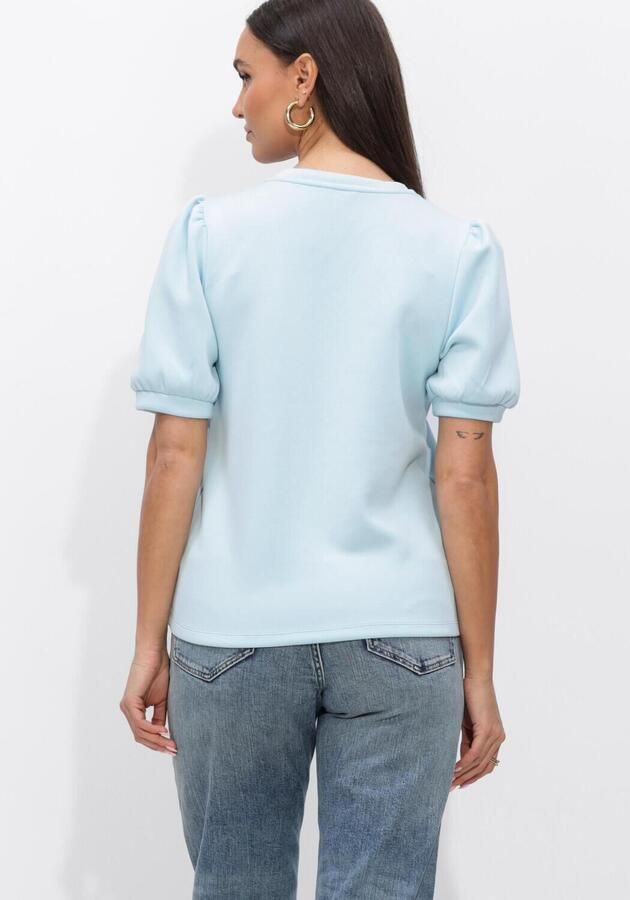 OBJECT Dames Tops & T-shirts Objandrea S s Re V-neck Top Lichtblauw - Foto 3