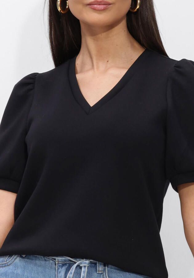 OBJECT Dames Tops & T-shirts Objandrea S s Re V-neck Top Zwart - Foto 4