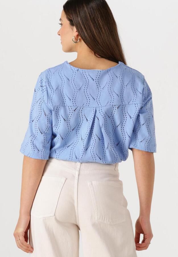 OBJECT Dames Tops & T-shirts Objava 2 4 Lo O-neck Top Lichtblauw - Foto 3