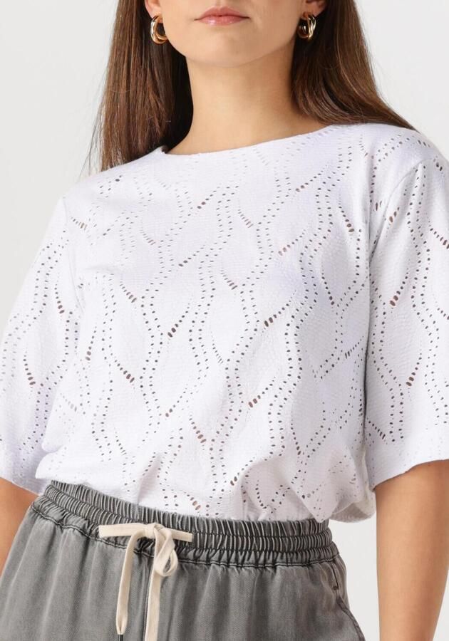 OBJECT Dames Tops & T-shirts Objava 2 4 Lo O-neck Top Wit - Foto 2