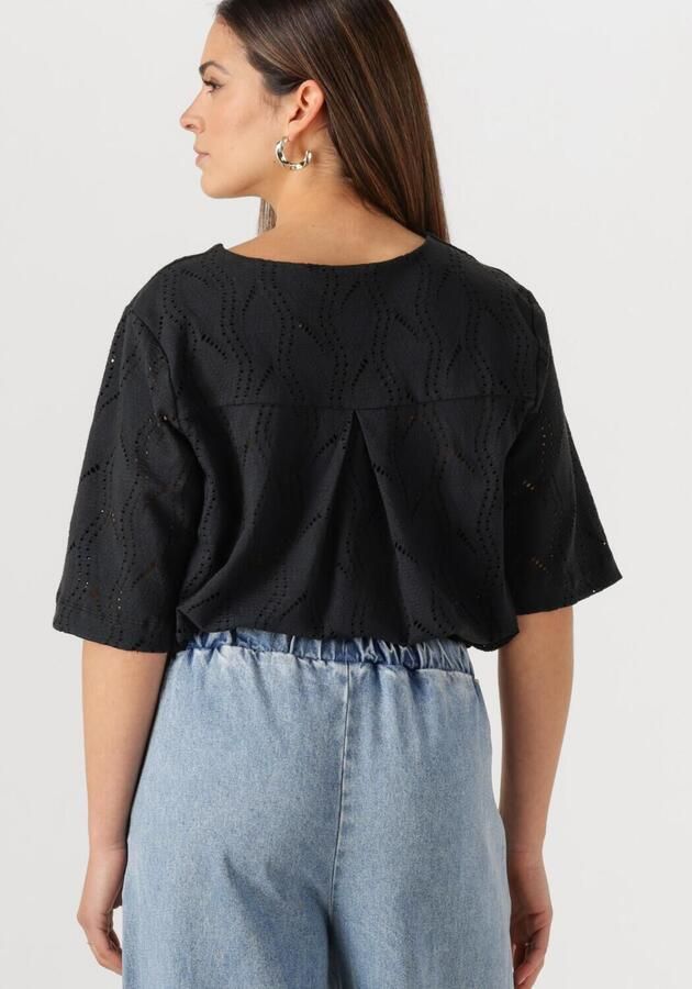 OBJECT Dames Tops & T-shirts Objava 2 4 Lo O-neck Top Zwart - Foto 2