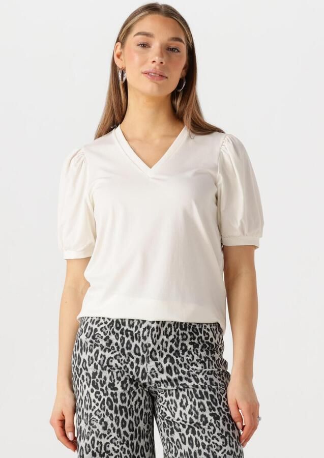OBJECT Dames Tops & T-shirts Objcaroline S s Top Ecru - Foto 4