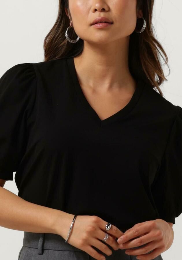 OBJECT Dames Tops & T-shirts Objcaroline S s Top Zwart - Foto 3