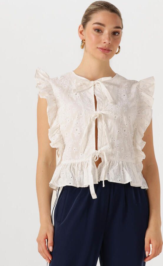 OBJECT Dames Tops & T-shirts Objcilie S l Top Rep Wit - Foto 4