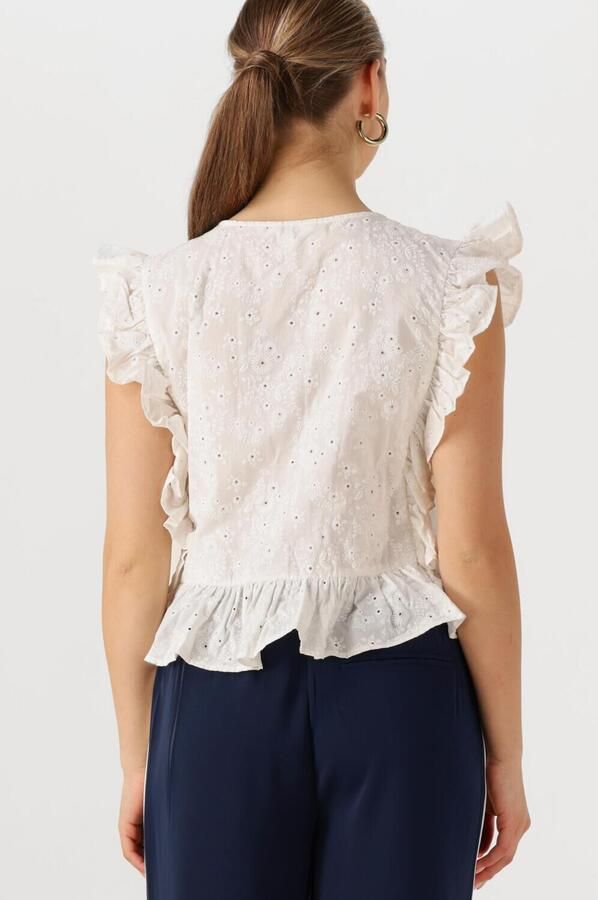 OBJECT Dames Tops & T-shirts Objcilie S l Top Rep Wit - Foto 3