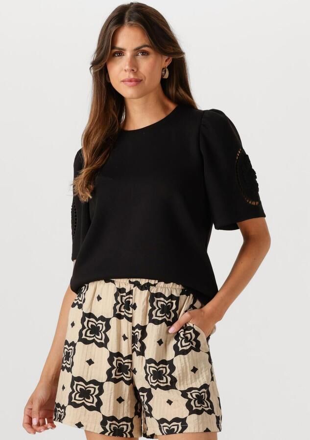 OBJECT Dames Tops & T-shirts Objdorina S s Re Top E Ss Fair 25 Zwart - Foto 4