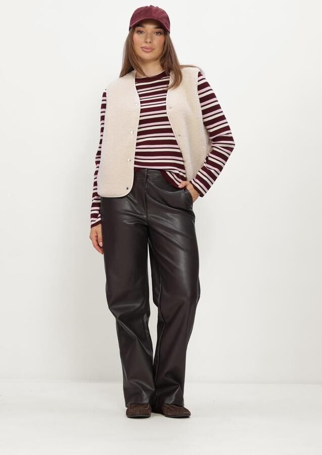 OBJECT Dames Tops & T-shirts Objester L s Re Knit Pullover 147 Nd Bordeaux - Foto 2