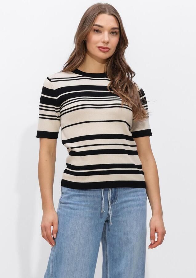 OBJECT Dames Tops & T-shirts Objester S s New Knit Pullover Creme