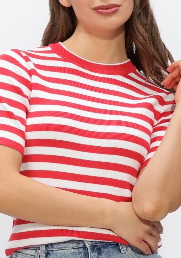 OBJECT Dames Tops & T-shirts Objester S s New Knit Pullover Rood - Foto 4