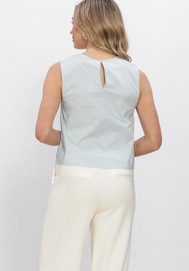 OBJECT Dames Tops & T-shirts Objfie Paige Lo S l Top Lichtblauw - Foto 2