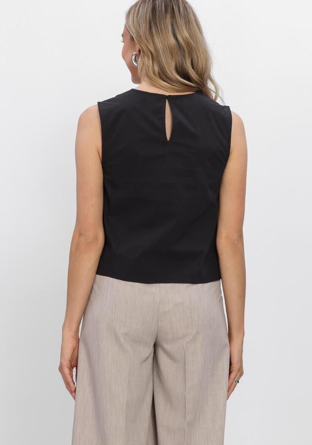 OBJECT Dames Tops & T-shirts Objfie Paige Lo S l Top Zwart - Foto 2