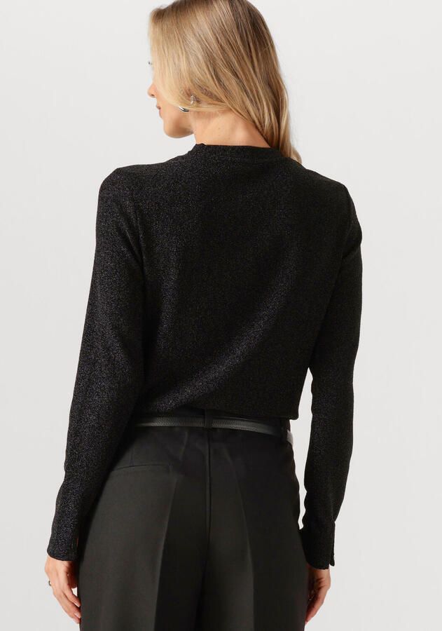 OBJECT Dames Tops & T-shirts Objfilipa L s Lo Top 141 Div Zwart