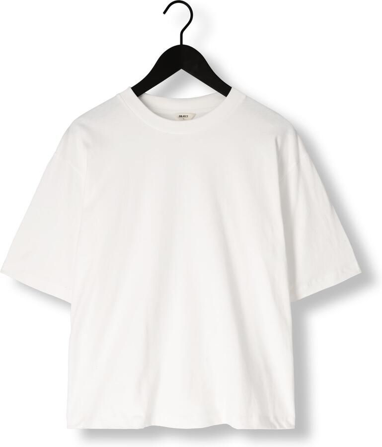 OBJECT Dames Tops & T-shirts Objgima 2 4 Oversize T-shirt Wit