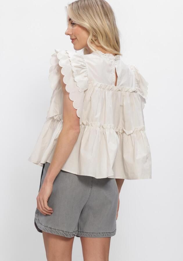 OBJECT Dames Tops & T-shirts Objhope S l Top Gebroken Wit - Foto 3