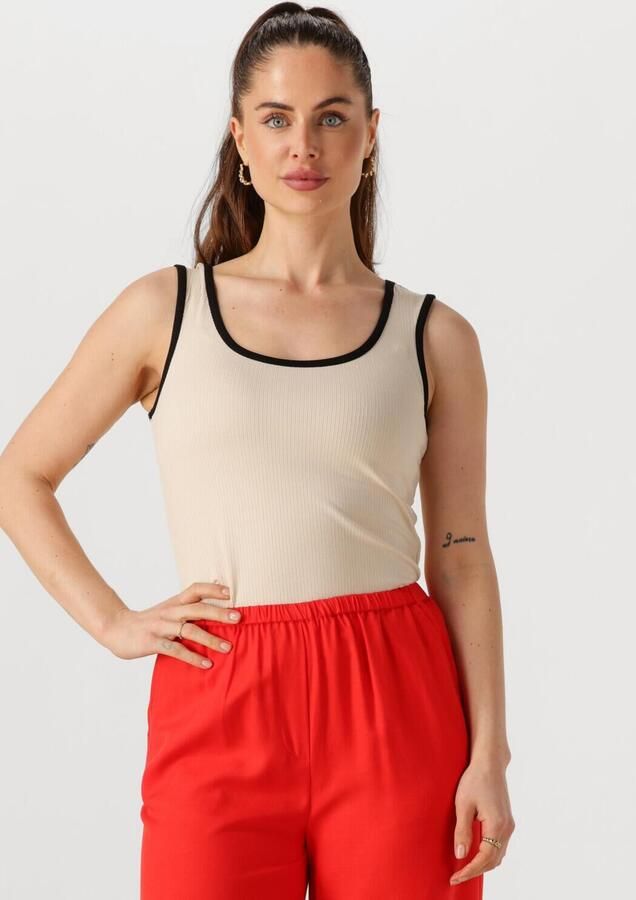 OBJECT Dames Tops & T-shirts Objjamie S l Sli Tank Top Noos Beige - Foto 4