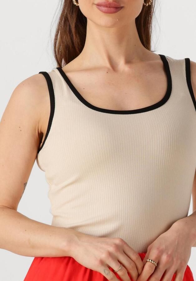 OBJECT Dames Tops & T-shirts Objjamie S l Sli Tank Top Noos Beige - Foto 2