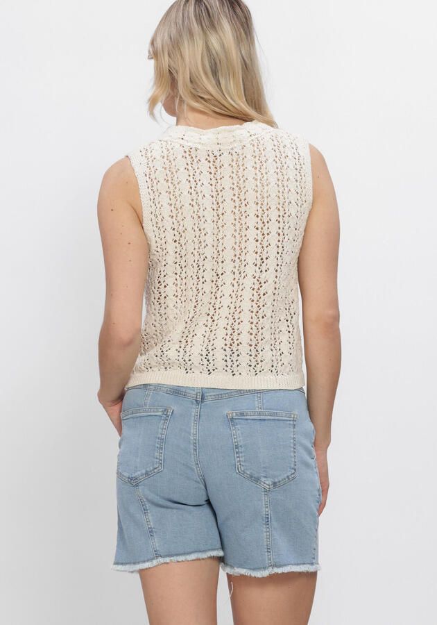 OBJECT Dames Tops & T-shirts Objjolin S l Re Knit Top Creme - Foto 2