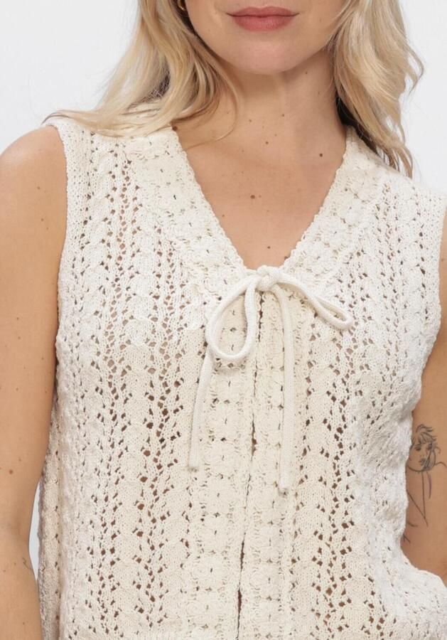 OBJECT Dames Tops & T-shirts Objjolin S l Re Knit Top Creme - Foto 3