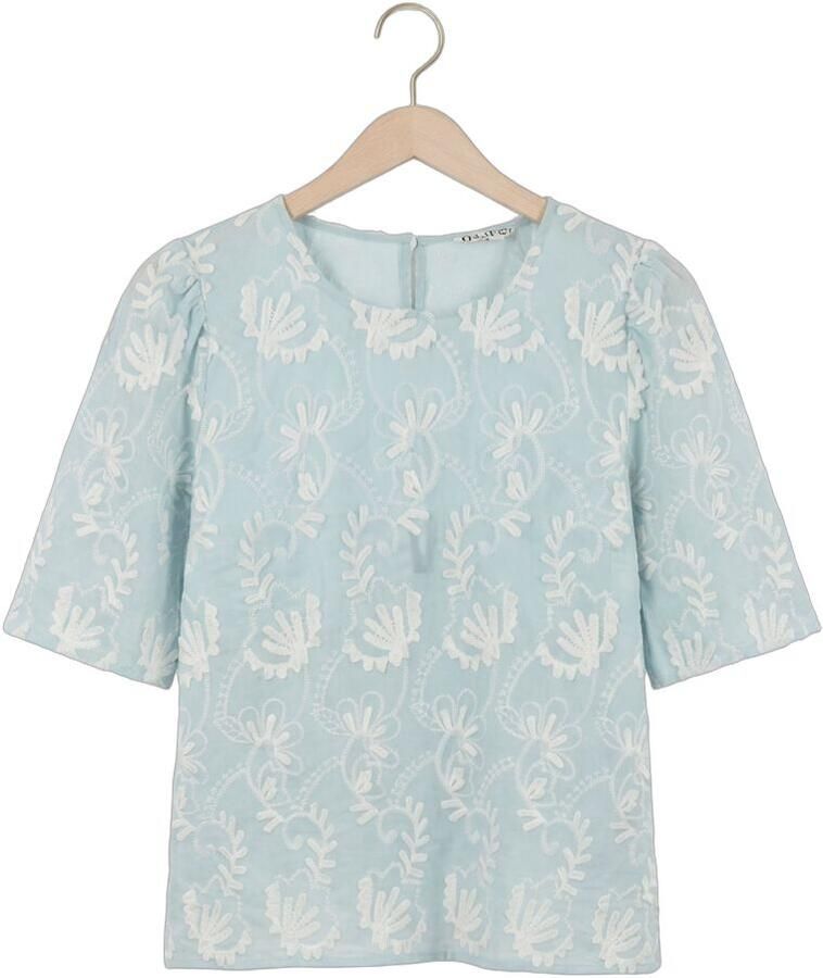 OBJECT Dames Tops & T-shirts Objmya 2 4 Re Top Lichtblauw - Foto 2