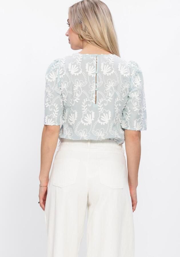 OBJECT Dames Tops & T-shirts Objmya 2 4 Re Top Lichtblauw - Foto 3