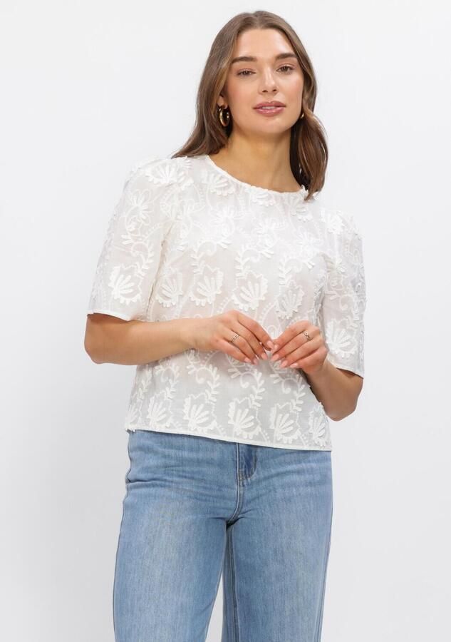 OBJECT Dames Tops & T-shirts Objmya 2 4 Re Top Wit