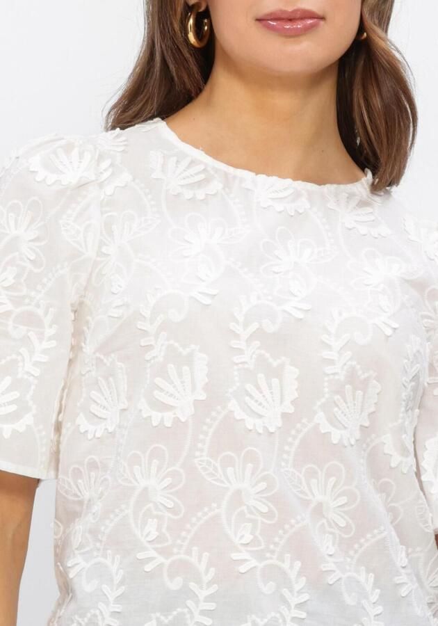OBJECT Dames Tops & T-shirts Objmya 2 4 Re Top Wit - Foto 4