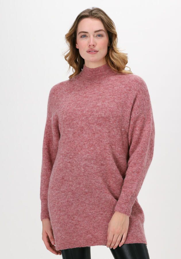 OBJECT Dames Truien & Vesten Nete High Neck Tunic Roze - Foto 4