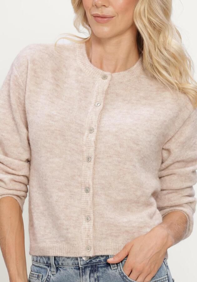 OBJECT Dames Truien & Vesten Objagate L s Re Knit Cardigan Noos Beige - Foto 4