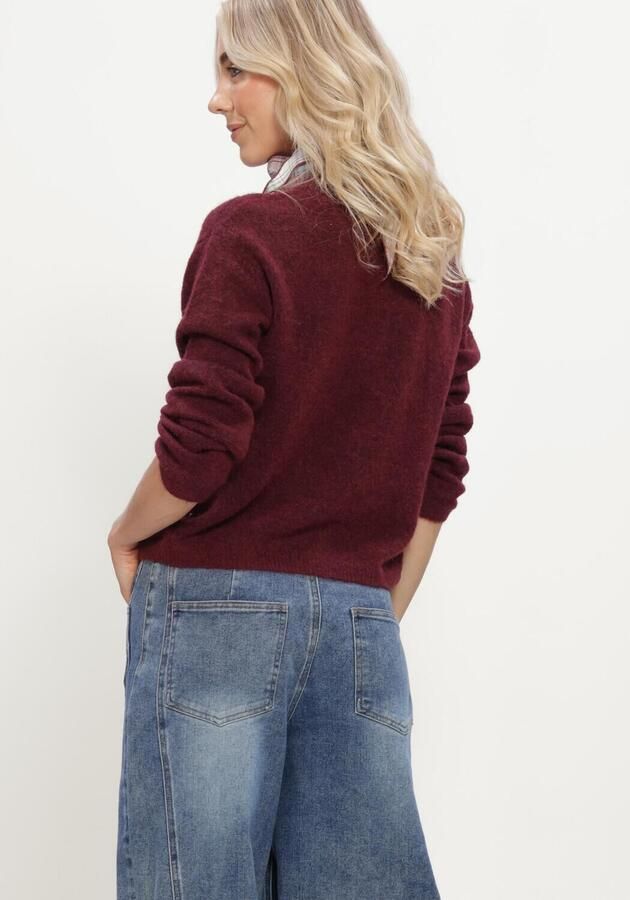 OBJECT Dames Truien & Vesten Objagate L s Re Knit Cardigan Noos Bordeaux - Foto 2