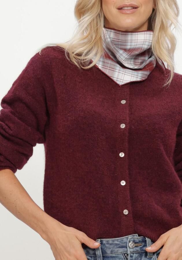 OBJECT Dames Truien & Vesten Objagate L s Re Knit Cardigan Noos Bordeaux - Foto 3